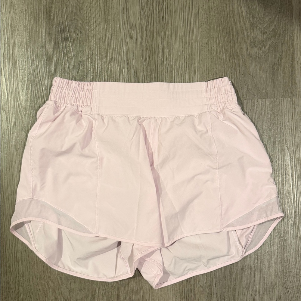Lululemon Hotty Hot High-Rise Shorts - Pink Organza Size 10